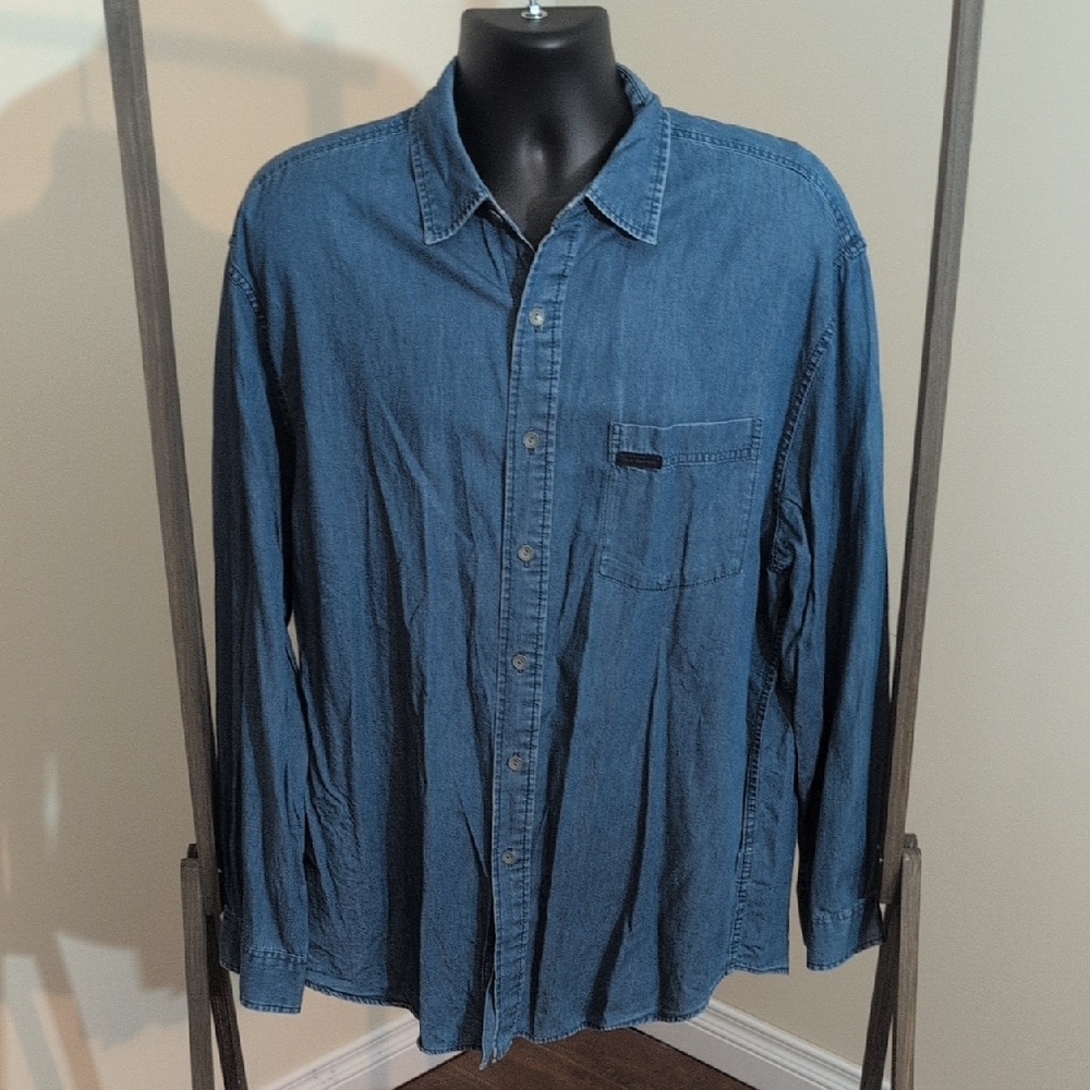 Calvin Klein Jeans Dark Blue Casual Shirt